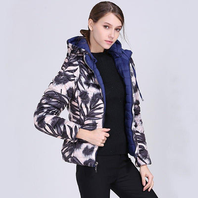 Camouflage Solid Color Double-Sided Cotton coat Women | MODE BY OH