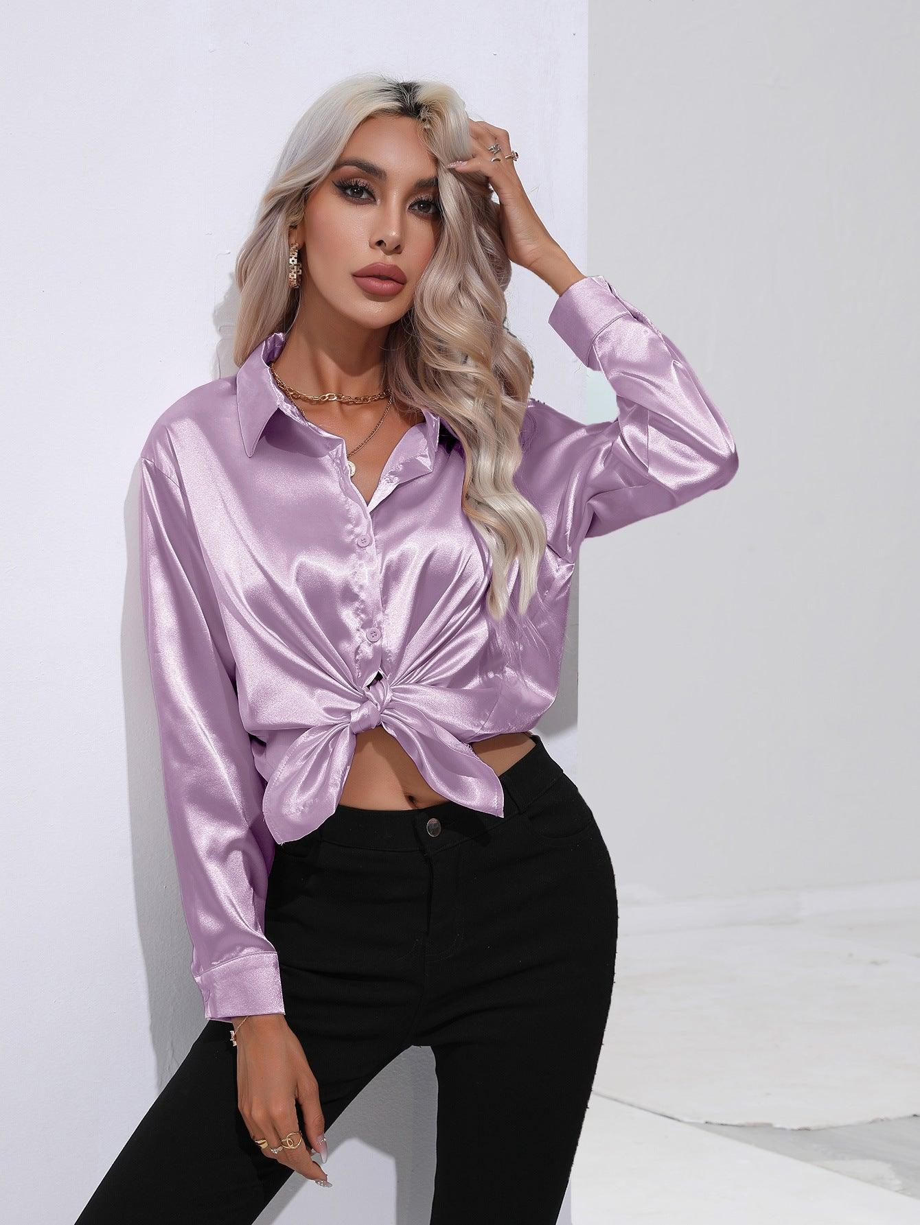 Satin Shirt | MODE BY OH