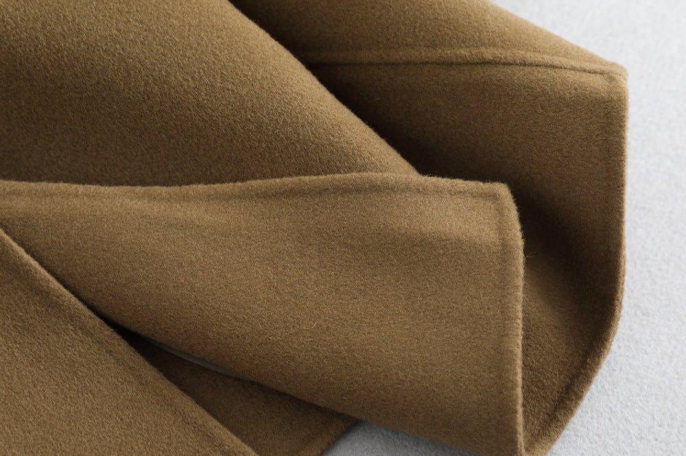 Simple Double-sided Wool Overcoat - MODE BY OH