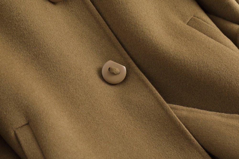 Simple Double-sided Wool Overcoat | MODE BY OH