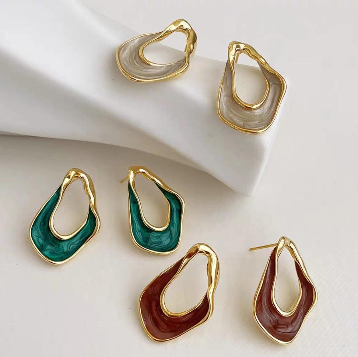 Twisted Simple Exquisite Korean New Fashion Earrings | MODE BY OH