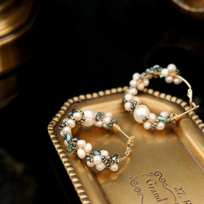 Water Pearl Temperament Girl Earrings - MODE BY OH