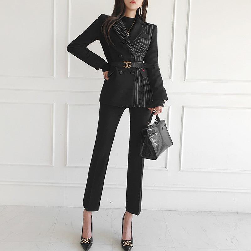 Women New Striped Suit | MODE BY OH