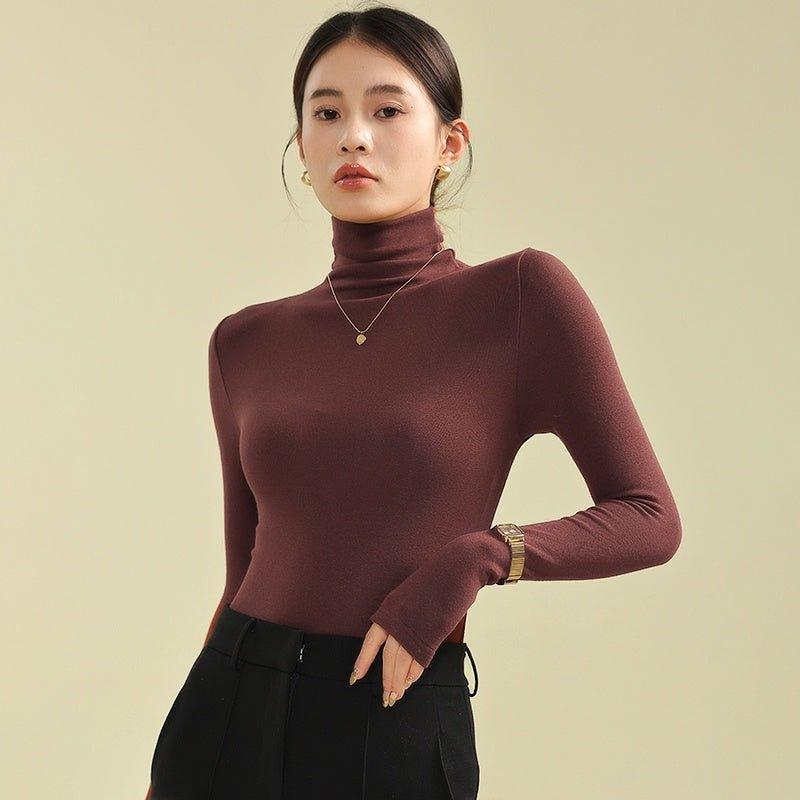 Women's Fashionable Brushed Thickened Versatile Turtleneck | MODE BY OH