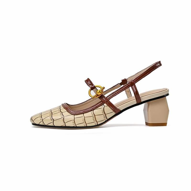 Women's Square Toe Mary Jane High Heels | MODE BY OH