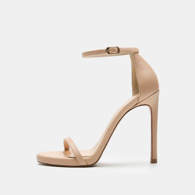 All-match Stiletto Nude Color 12cm Platform High-heel Sandals - MODE BY OH