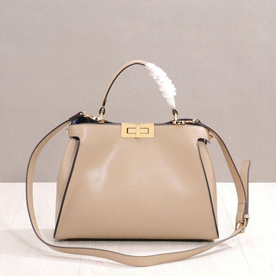 Big Bag White-Collar Fashion New Cat Bag Leather Leather Leather - MODE BY OH