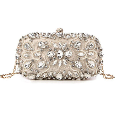 Diamond-studded ladies banquet evening bag | MODE BY OH