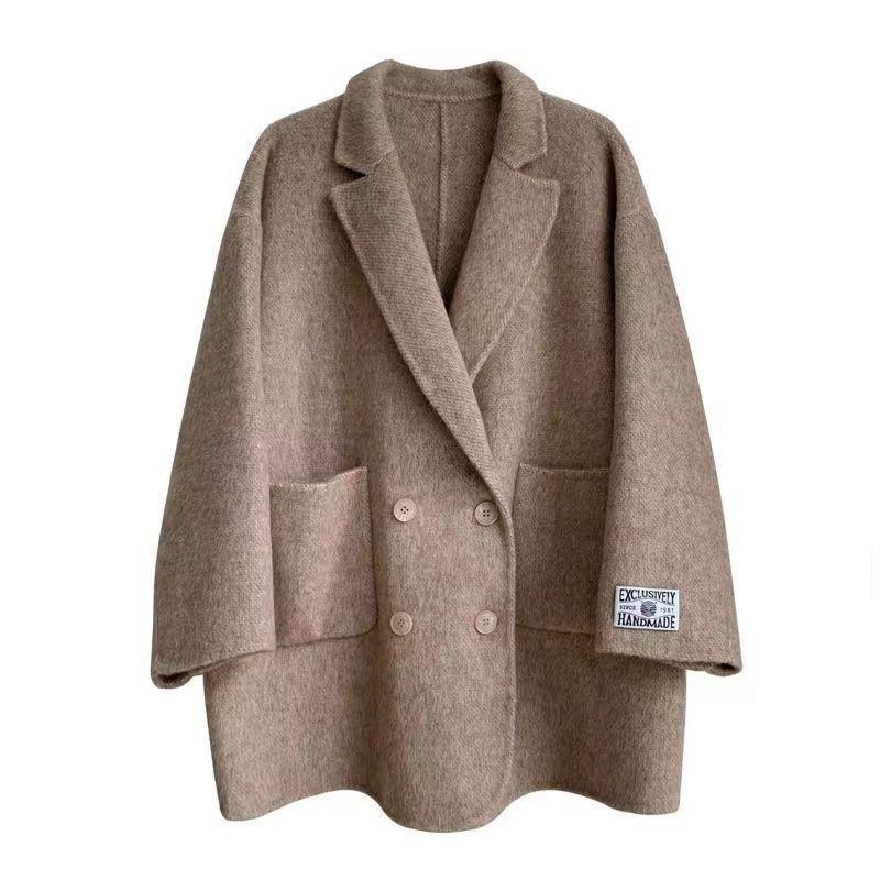 Double-sided Wool Overcoat Mid-length | MODE BY OH