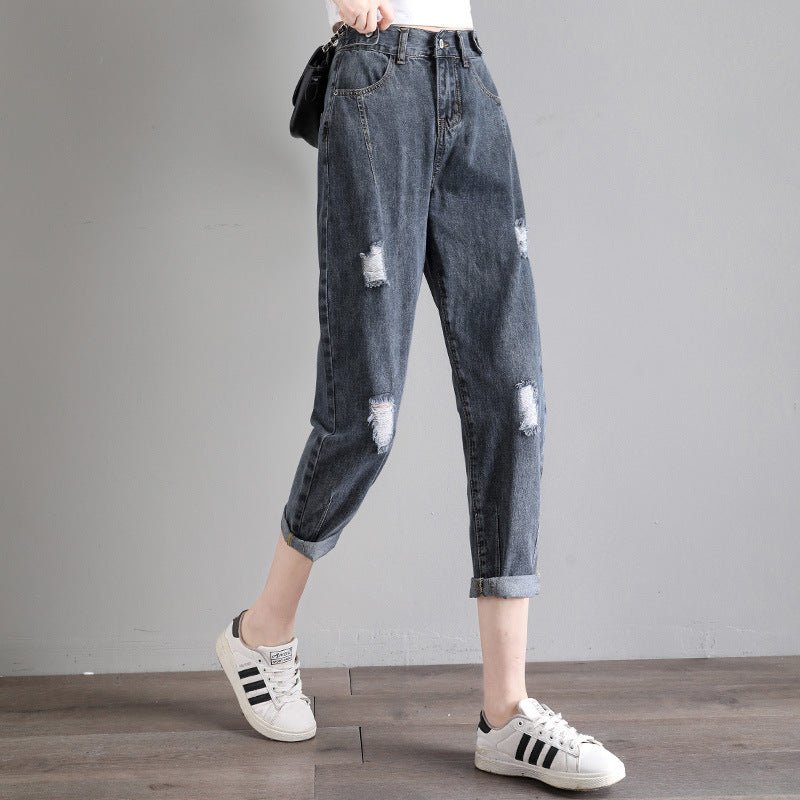 Elastic boy friend jeans - MODE BY OH