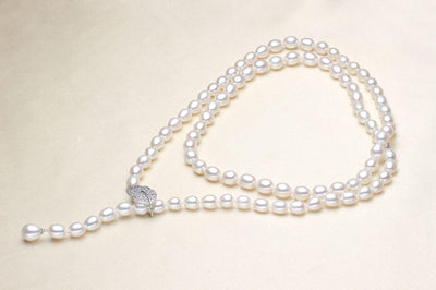 Freshwater Pearl Chain Classic Charm Fashion Style | MODE BY OH