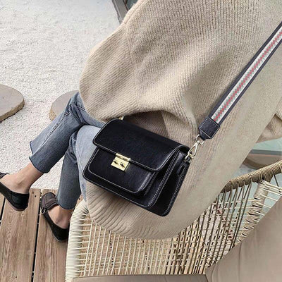 Genuine Leather Fashion One-shoulder Messenger Handbag | MODE BY OH