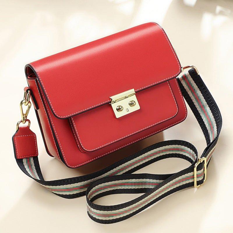 Genuine Leather Fashion One-shoulder Messenger Handbag | MODE BY OH