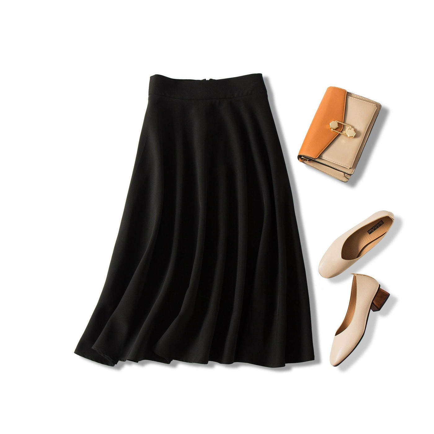 High waist midi skirt | MODE BY OH