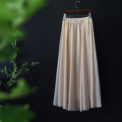 Ladies Chiffon Beach Mid-length Skirt | MODE BY OH