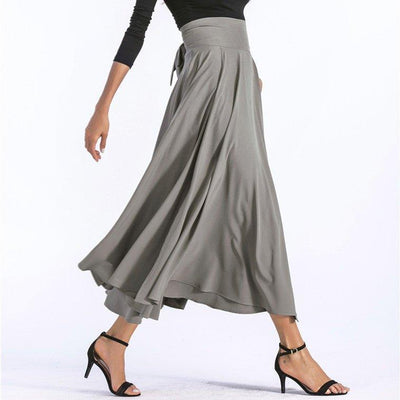 Long skirt A-line skirt | MODE BY OH