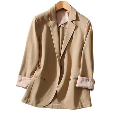 All-match Three-dimensional Cut One-button Small Suit Jacket Women - MODE BY OH