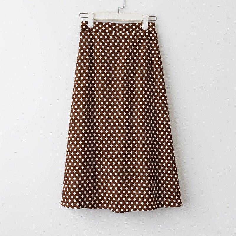 Polka dot skirt | MODE BY OH