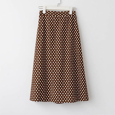 Polka dot skirt | MODE BY OH