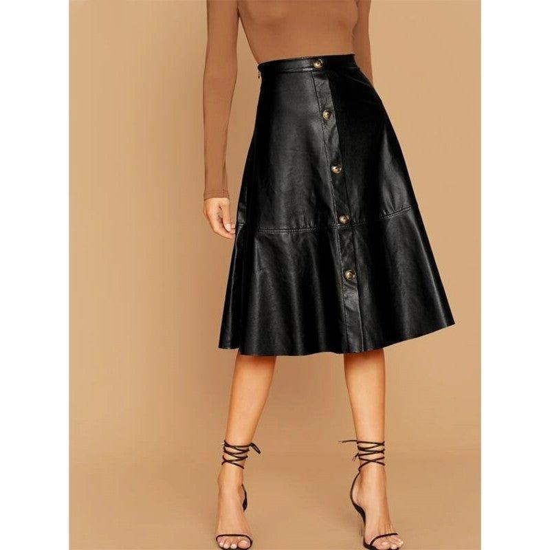 PU Leather Skirt | MODE BY OH