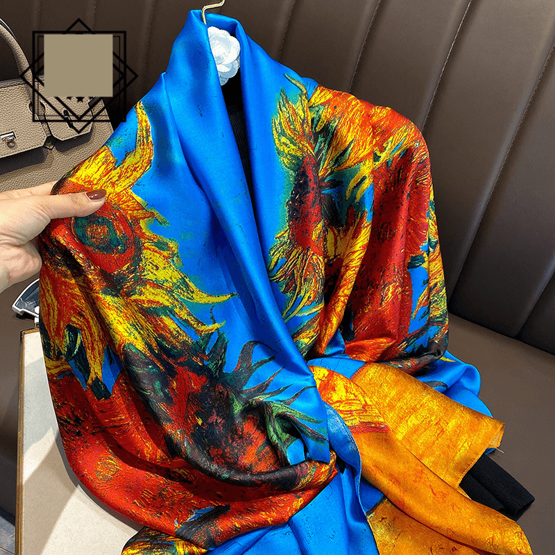 Summer Silk Women's Thin Section Fashion Lengthened Scarf Shawl | MODE BY OH