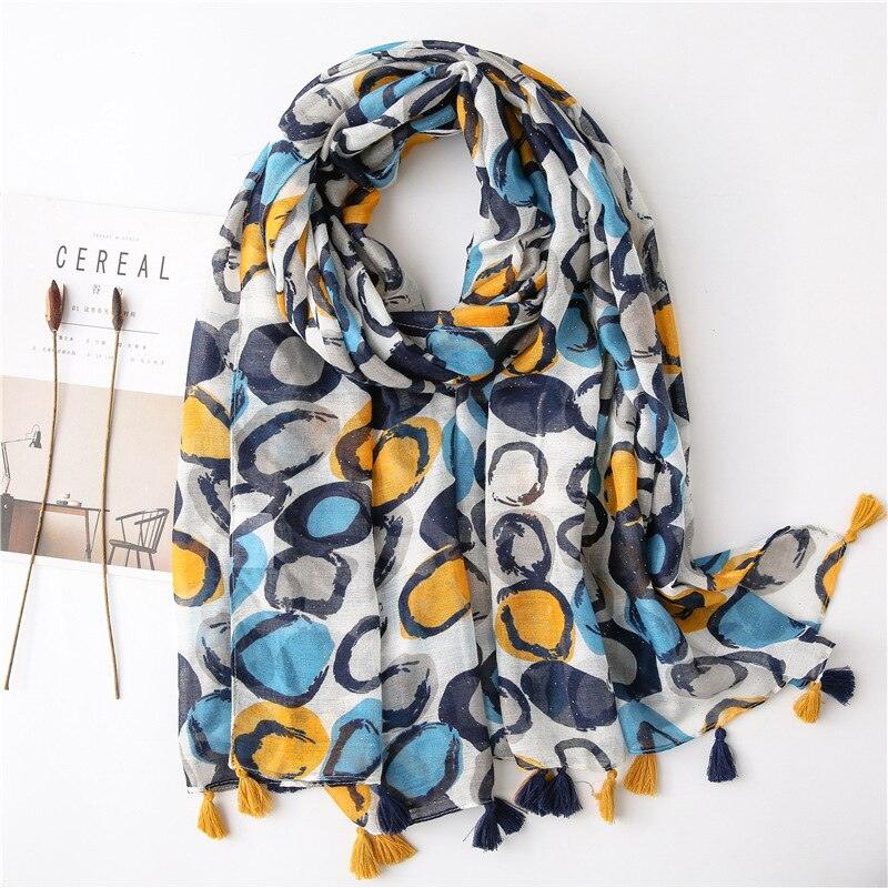 Women's cotton and linen scarf | MODE BY OH