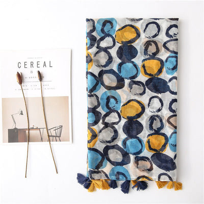 Women's cotton and linen scarf | MODE BY OH