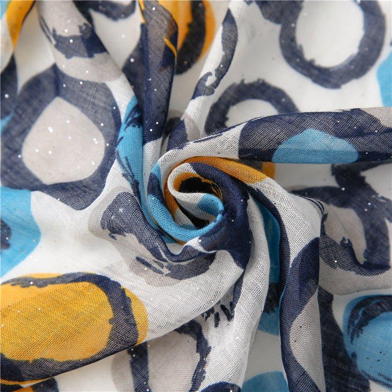 Women's cotton and linen scarf - MODE BY OH