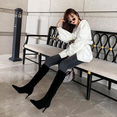 Women's Pointed Toe Stiletto Boots | MODE BY OH